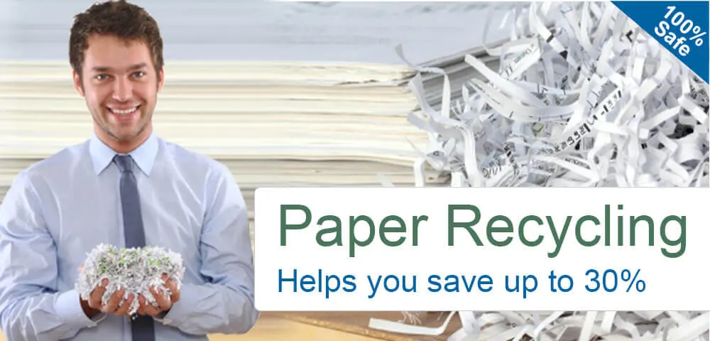 Save Up to 30% on Paper Recycling